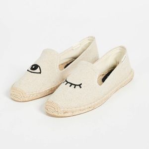 Soludo’s Women’s Jason Polan Wink Smoking Slippers